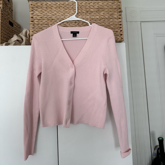 Ribbed Pale Pink Cardigan - Nordstrom - Picture 4 of 4
